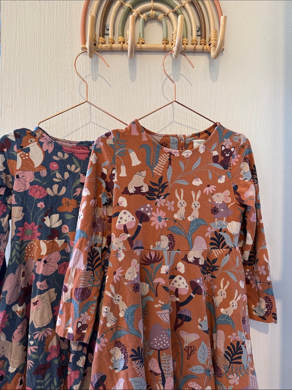 Darling woodland Polarn O Pyret dresses - 4/5 🐇🦌🦔🌿🌸